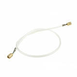 Заправний шланг для фреона R410 R22, 0.9м, 1/4-1/4, прозорий, фото 2