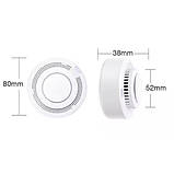 Датчик диму бездротовий для розумного будинку Wi-Fi, сигналізація 85дБ, Tuya YG400A, фото 5