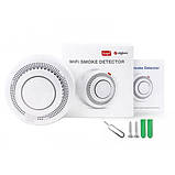 Датчик диму бездротовий для розумного будинку Wi-Fi, сигналізація 85дБ, Tuya YG400A, фото 6