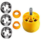 Набір сантехнічний на дриль для нарізання різьби пластикових ППР труб 7речей, фото 3