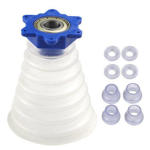 Насадка пилозбірник для свердл 5-12мм, пиловловлювач для дриля перфоратора, силікон, фото 1