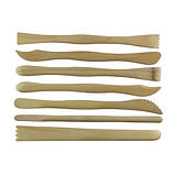 Набір лопаток стеків для ліплення з полімерної глини, 38шт, дерево, фото 5