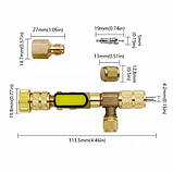 Вентиль для заміни золотників під тиском 1/4 і 5/16, 20 золотників, 10 ковпачків, фото 5