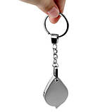 Скло збільшувальне 20x кишенькове міні лупа брелок, лінза скляна, фото 3