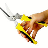 Ножиці для різання металу, вигнуті 200мм, універсальні, нержавійка, фото 2