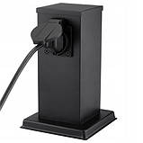 Стовп електричний вуличний з 2 розетками 230В 16А 3860Вт IP44 метал, фото 5