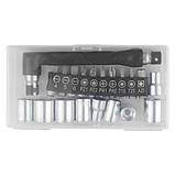 Ключ кутовий торцевий 1/4 L-подібний з 10 бітами та 9 торцевими голівками, фото 5