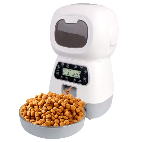 Годівничка автоматична для домашніх тварин 3.5л розумна, Elf Pet Feeder, фото 1
