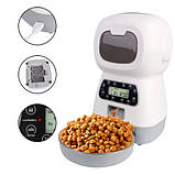 Годівничка автоматична для домашніх тварин 3.5л розумна, Elf Pet Feeder, фото 4