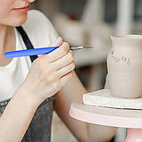 Інструмент для полімерної глини і пластиліну, щітка для текстурування, 7 голок, фото 4