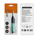 Паяльник газовий портативний, 3 насадки, 8мл, пальник, фото 5