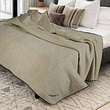 Ковдра овеча вовна льон з вишивкою Ярослав, фото 2