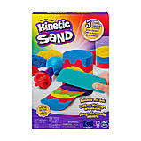 Набір піску для дитячої творчості - Kinetic Sand Веселковий мікс, фото 2