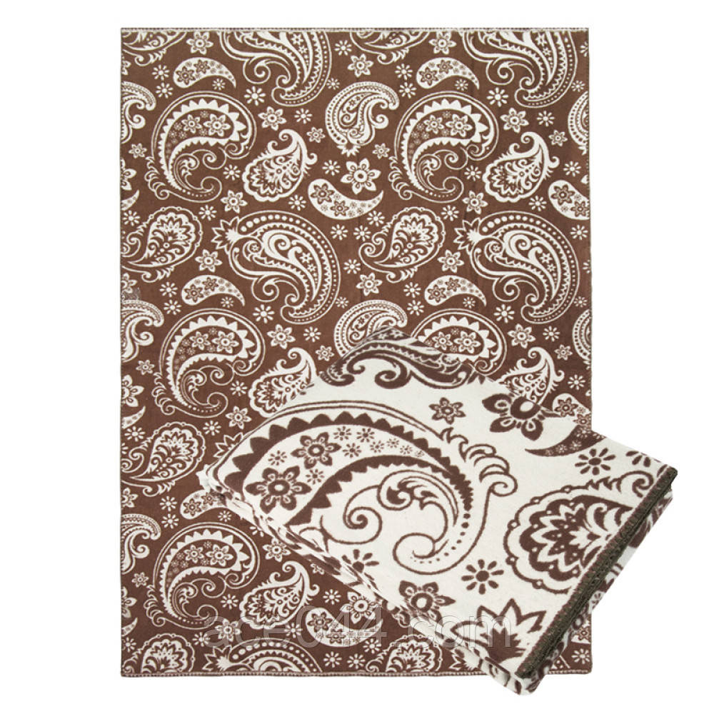 Ковдра з бавовни, бавовняна ковдра Ярослав Коричнева, фото 1