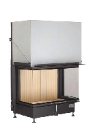 Камінна топка Brunner Panorama 57/40/85/40 тристороння