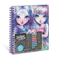 Набір для творчості – Розмальовка: Айседора, чорні аркуші