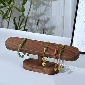 Настільна підставка для коштовностей, браслетів і годинників, дерев'яна, органайзер для прикрас і аксесуарів