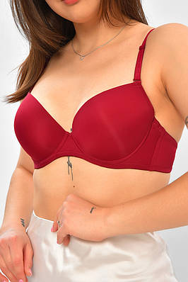 Бюстгальтер жіночий бордового кольору чашка С р.80C 206270T Безкоштовна доставка