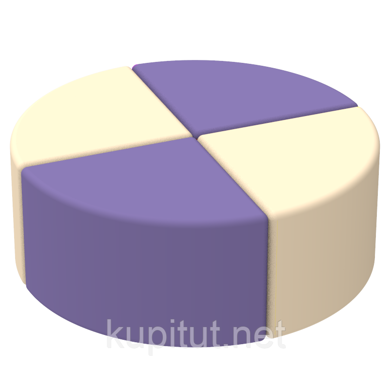 Комплект дитячих пуфів Циліндрик KIDIGO, фото 1