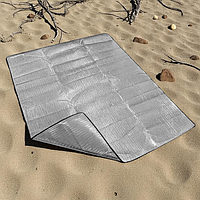 Підстилка під намет 195х195 см, вологозахисна з фольгованим покриттям, складна, чохол, похід