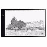 Світловий планшет Tenwin формат А2 (LED Light Pad) для малювання та копіювання, фото 2