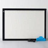 Світловий планшет Tenwin для копіювання формат А3 з вимірювальною шкалою потужність 9 W, фото 7