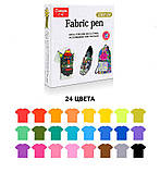 Набір маркерів для тканини YOVER 24 кольори, фото 4