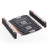 Набір маркерів для скетчінга  STA  тілесних відтінків 12 штук  (STA-3203-body), фото 8