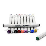 Маркери для скетчінга FINECOLOUR 48 кольорів, фото 5