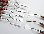 Набір професійних художніх мастихінів зі сталі WORISON 9 штук, фото 5
