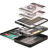 Преміум набір для малюнку та ескізів Kalour в металевій коробці 50 предметів, фото 2