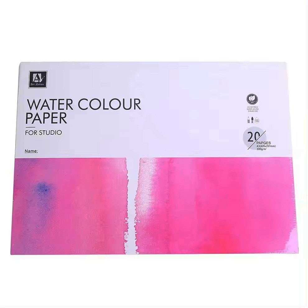 Альбом-склейка для акварелі Art Nation 20 аркушів А3 300 г/м2, фото 1