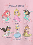Дитяча піжама Disney Princess GAP футболка та шорти 1159844557 (Рожевий 2), фото 3