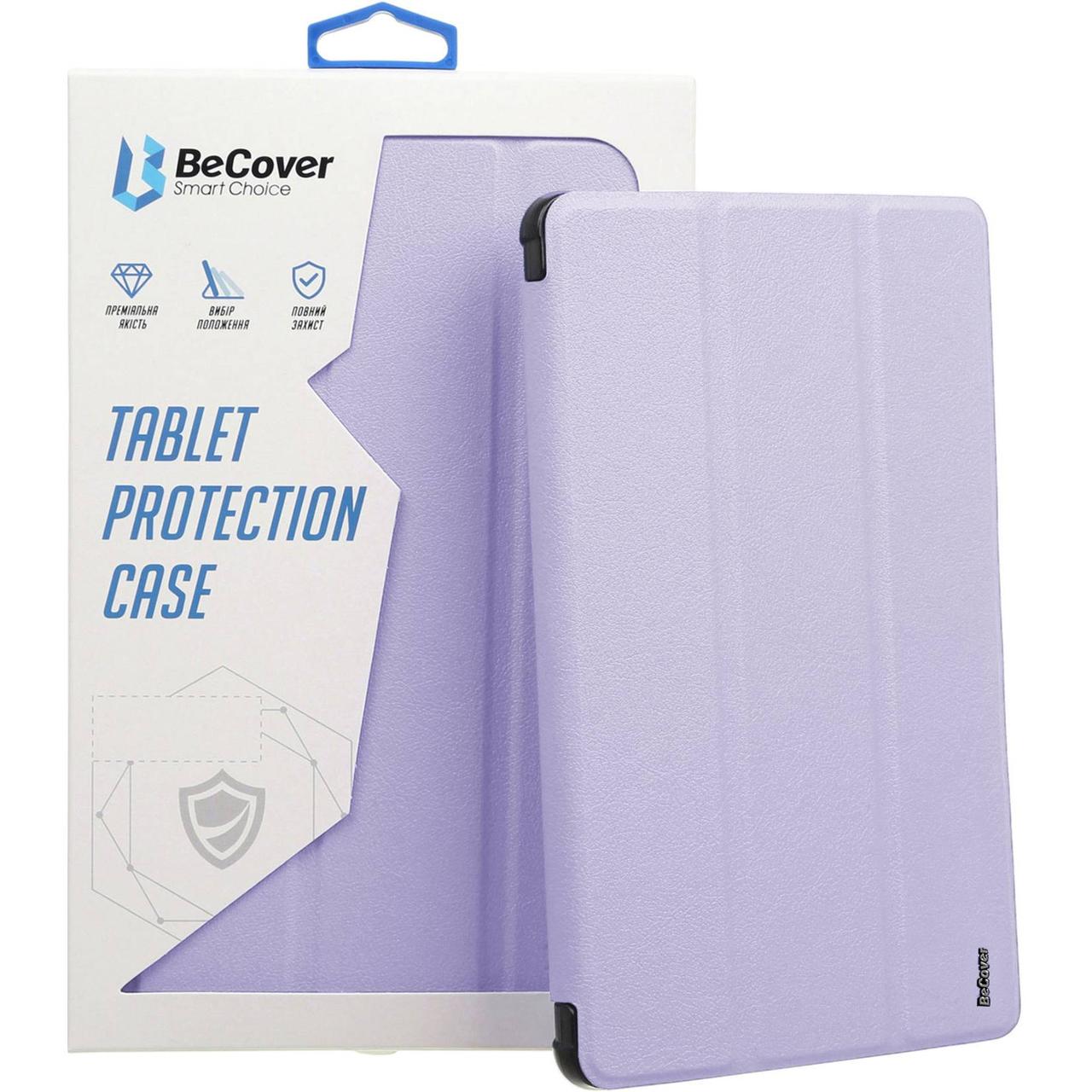 Чохол-книжка BeCover Ultra Slim Origami Transparent з кріпленням Apple для Apple iPad Mini 7 2024 Purple (712937), фото 1