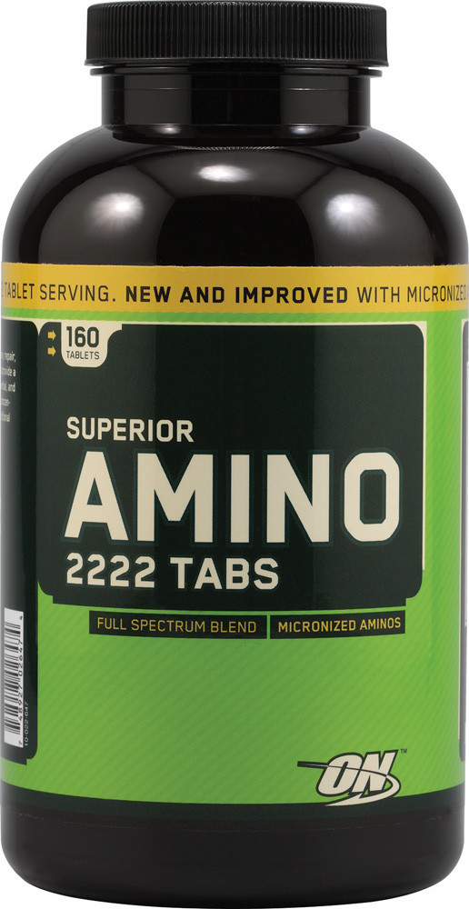 Амінокислоти Optimum Nutrition — Superior Amino 2222 (160 таблеток)