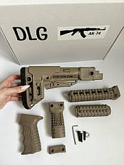 Обвіс від DLG Tactical для АК 47/ АК 74 ,АКМ Койот