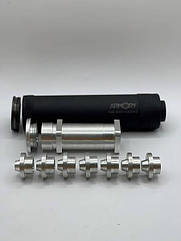 Глушник газорозвантажений розбірний ARMORY 15 камер 5.45 (55-60%) АК-74, АКС-74, АКС-74У чорний