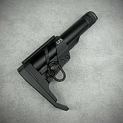 Приклад для M16/M4/AR15 з регульованим Тильником Чорний