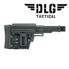 Приклад DLG Снайперський приклад Mil-Spec (модульний) Інтегровани підщічник + Стопорна гайка для M16/M4/AR15 чорний