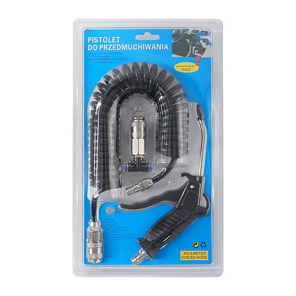 Продувний пістолет зі шлангом і перехідником для вантажівок ASG-02 AIRKRAFT, фото 1