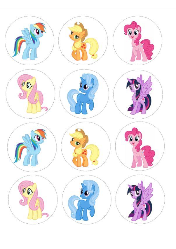 Вафельна картинка "My little Pony" /ВК-0012/  - А4, фото 1