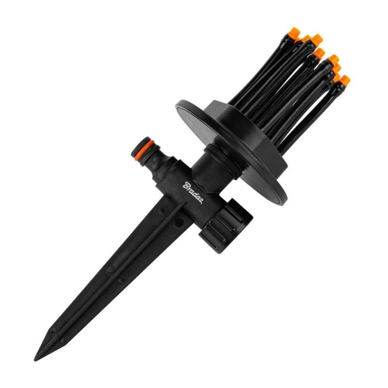 Зрошувач статичний на кілку HYDRA, BLACK LINE, ECO-1082K, фото 1