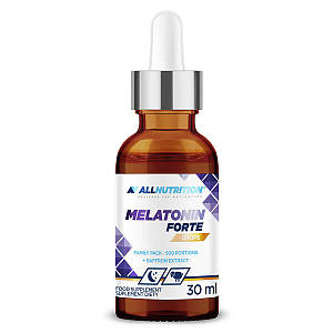 Мелатонін рідкий AllNutrition Liquid Melatonin Forte Drops 30 мл (500 порц.)