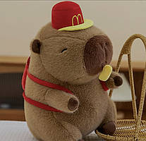 Капібара з картоплею 30 см/М'яка іграшка kapibara/ найкращий подарунок для дітей/капібара макдональдс