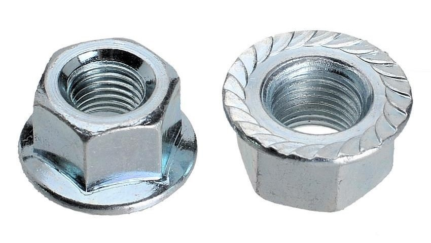 Гайка вісі M9 з флянцем, хромована 1шт (C-PZ-0434), фото 1