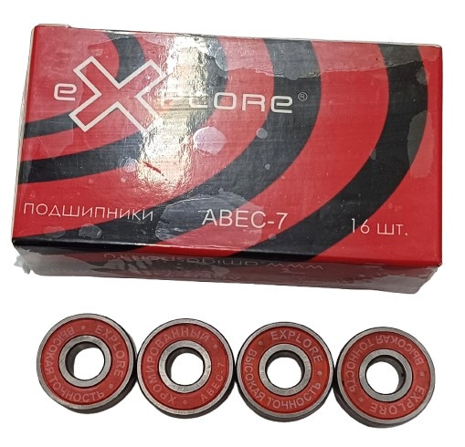 Комплект підшипників Explore ABEC-7 16 шт, фото 1