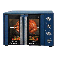 Електродуховка Liberton LEO-600 Dark Blue - 60 л конвекція 2200 Вт