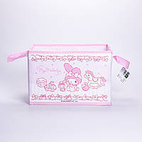 Кошик для іграшок 30×20×20 (см) контейнер м'який складний кошик для зберігання іграшок Рожевий