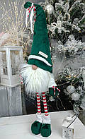 Ельф 75см Іграшка різдвяна Гном скандинавський, санта клаус новорічний, іграшка м'ягка