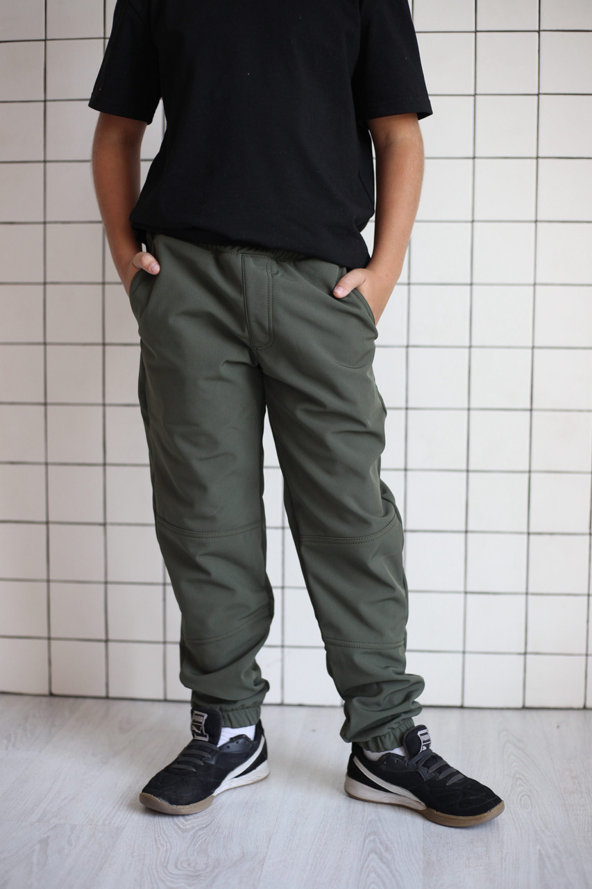 Зимові штани для хлопчика на флісі WarmS Fashion SmileTime, фото 1